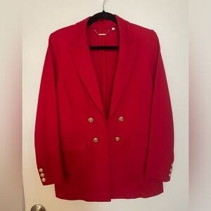 Chicos red blazer